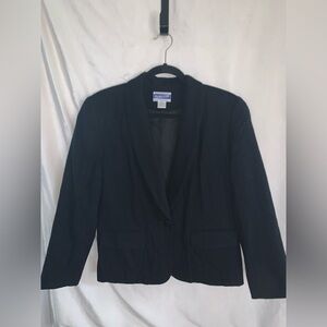 Vintage Pendleton Classic Black Blazer 100% wool